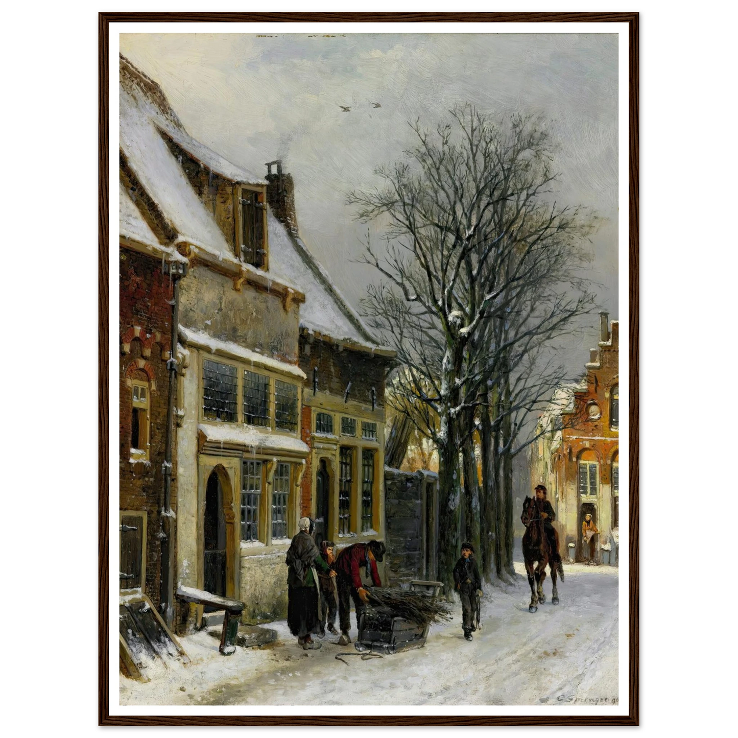 A View Of Haarlem (1890) Art Print | Cornelis Springer-Quipham Collections