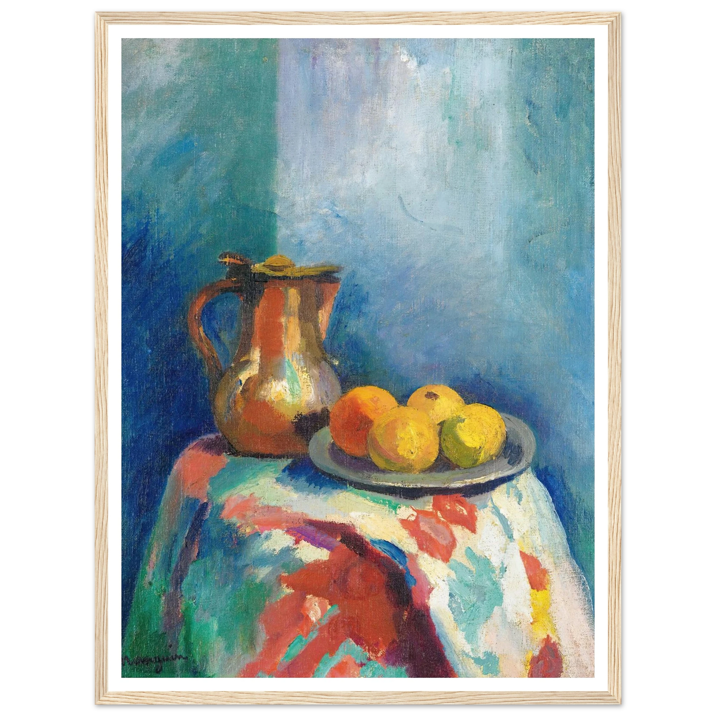Nature Morte Au Pichet En Cuivre (circa 1902-03) Art Print | Henri Manguin-Quipham Collections
