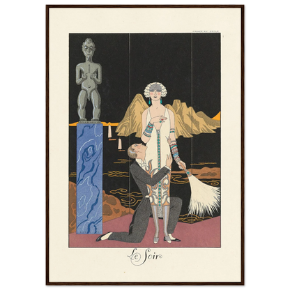Le Soir (Evening) (1922–1926) Art Print | George Barbier-Quipham Collections