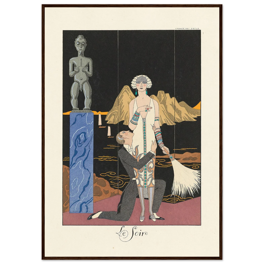 Le Soir (Evening) (1922–1926) Art Print | George Barbier-Quipham Collections