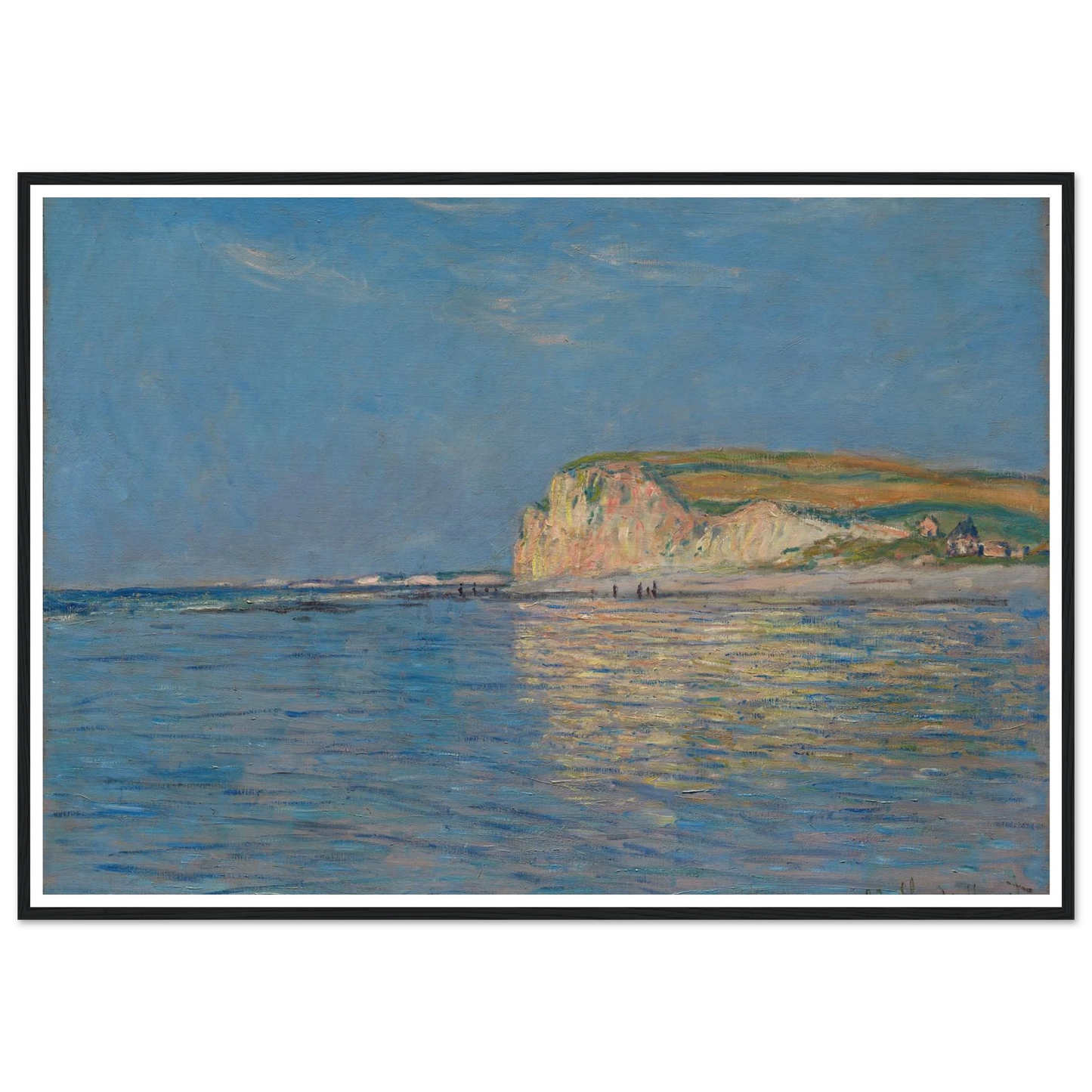 Low Tide at Pourville, near Dieppe, 1882 (1882) Art Print | Claude Monet-Quipham Collections