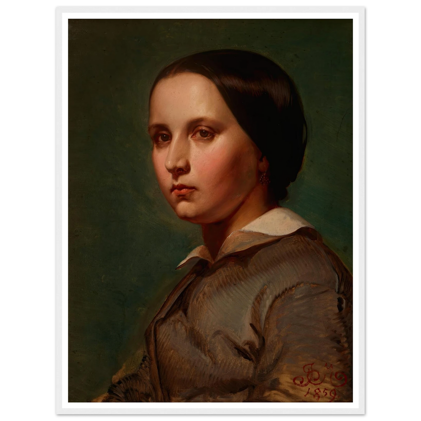 Portrait of Maria Matejko (1859) Art Print | Jan Matejko-Quipham Collections