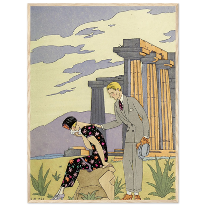 Falbalas et fanfreluches, Paestum (1925) Art Print | George Barbier-Quipham Collections