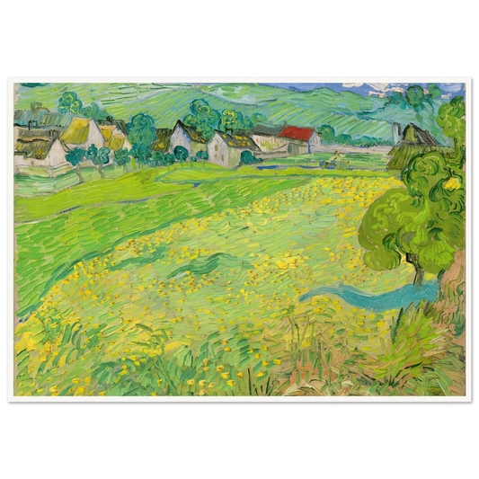 View of Vessenots Near Auvers (1890) Art Print | Vincent van Gogh-Quipham Collections