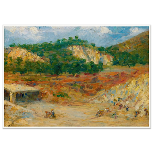 La Carrière (1899) Art Print | Maximilien Luce-Quipham Collections