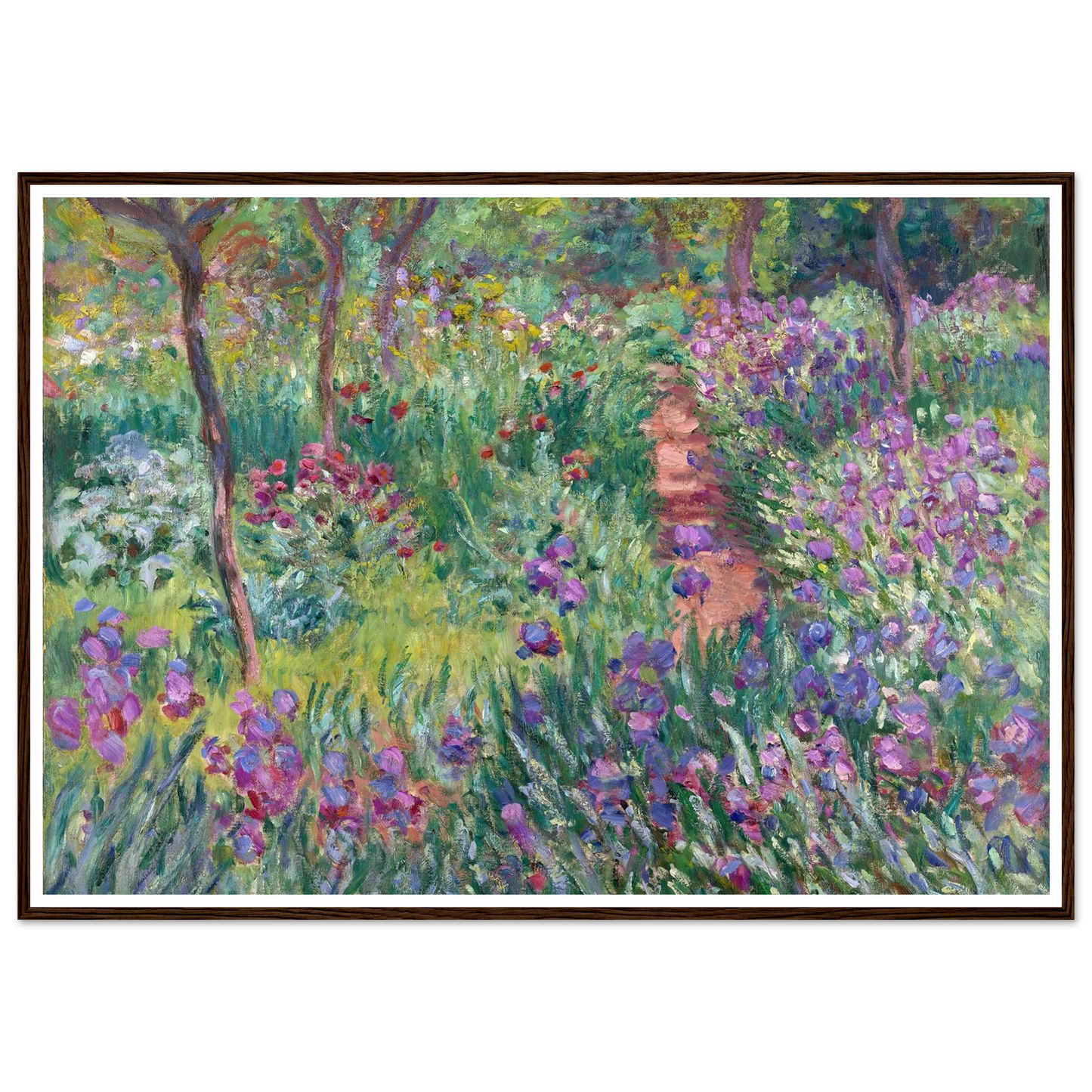 The Artist’s Garden in Giverny (1900) Art Print | Claude Monet-Quipham Collections