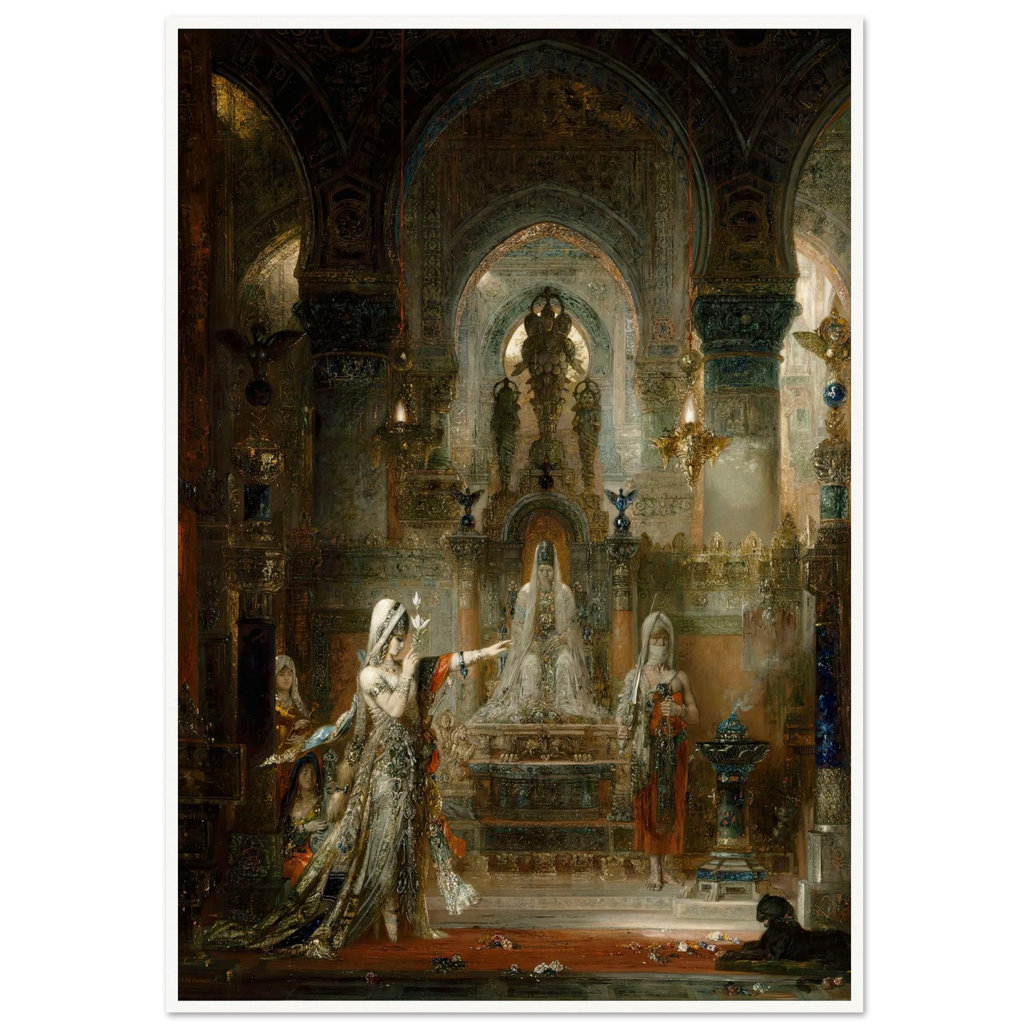 Salomé Dancing before Herod (1876) Art Print | Gustave Moreau-Quipham Collections