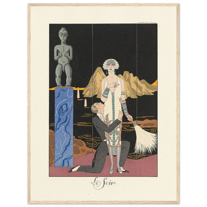 Le Soir (Evening) (1922–1926) Art Print | George Barbier-Quipham Collections
