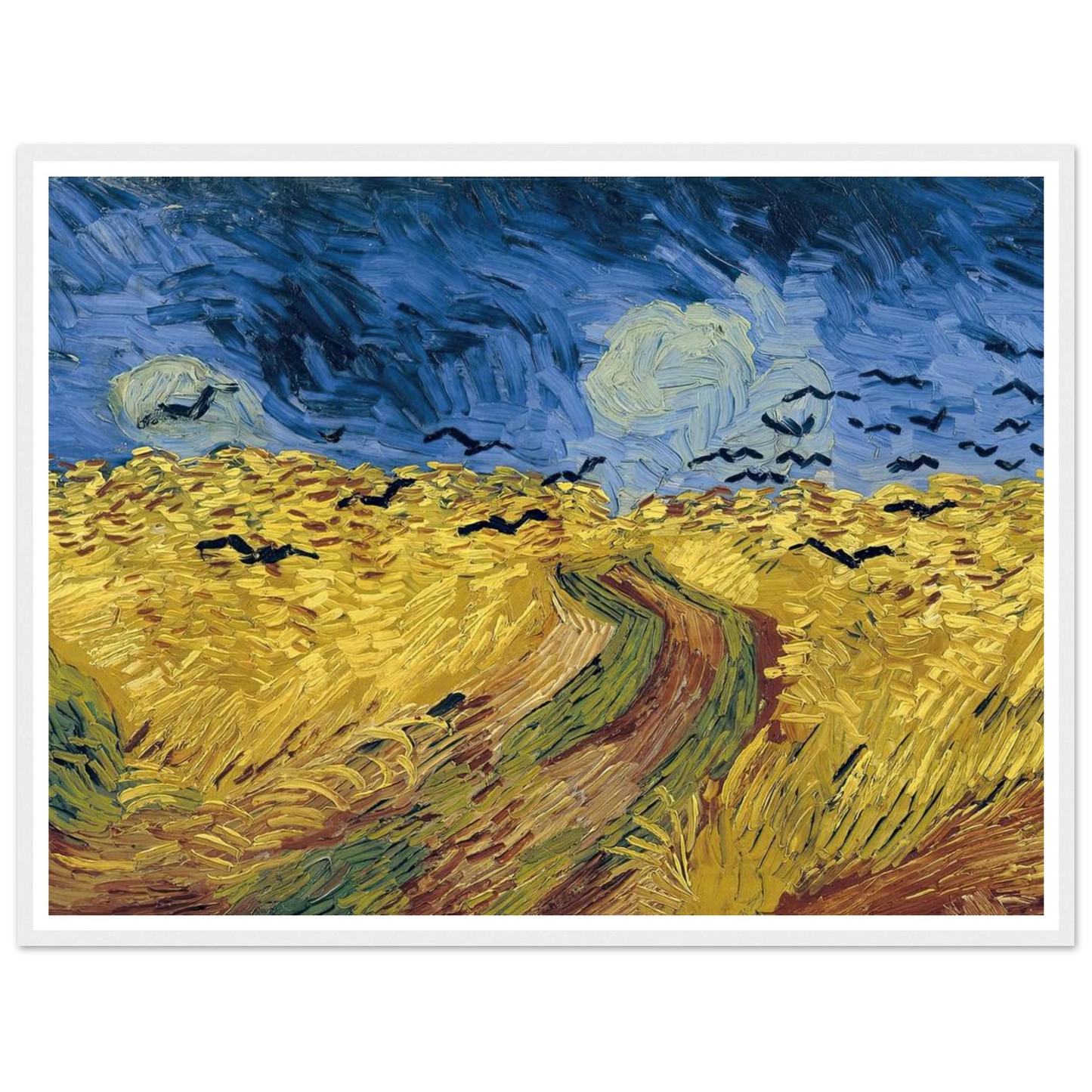 Wheatfield with Crows (1890) Art Print | Vincent van Gogh-Quipham Collections