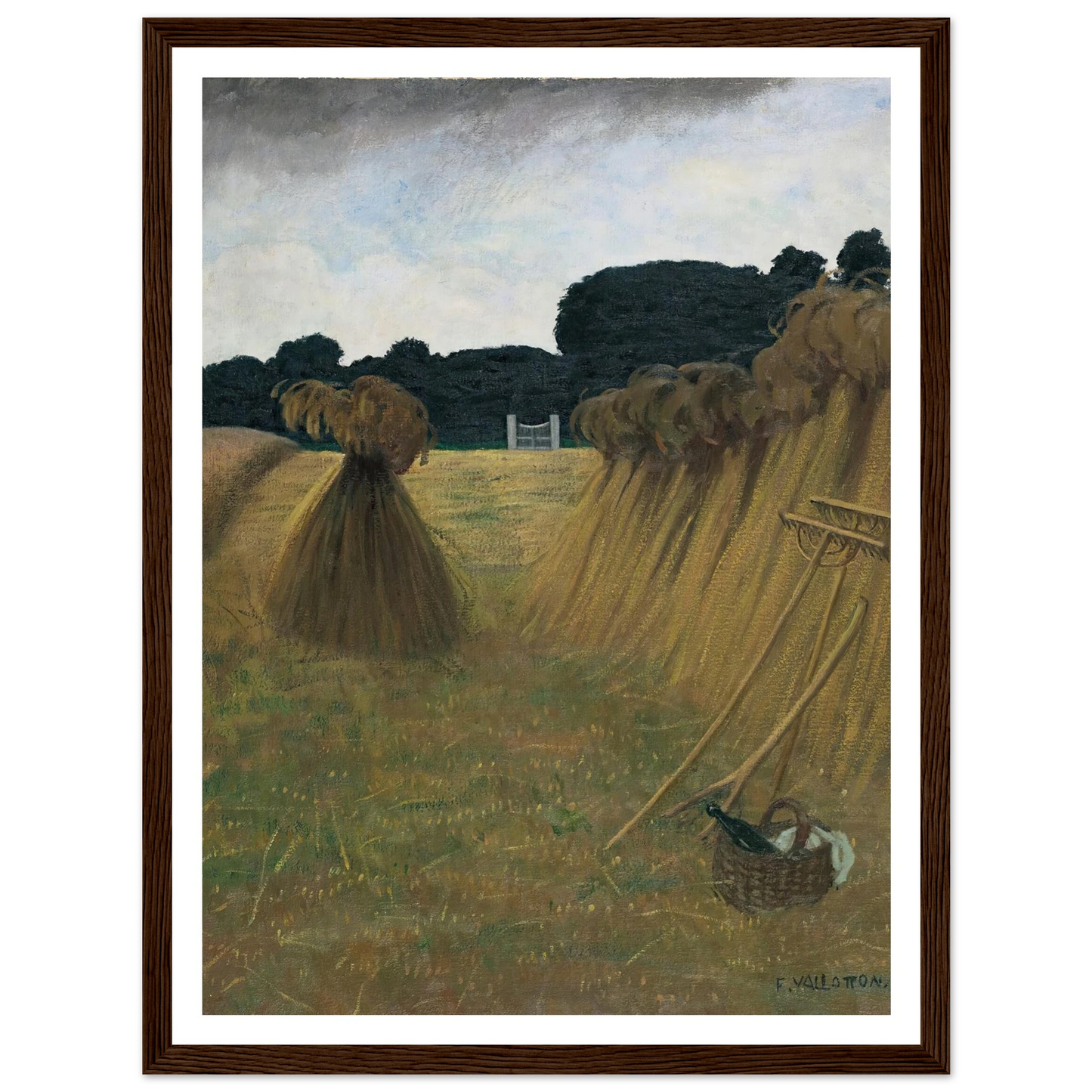 The Sheaves (1914) Art Print | Felix Vallotton-Quipham Collections