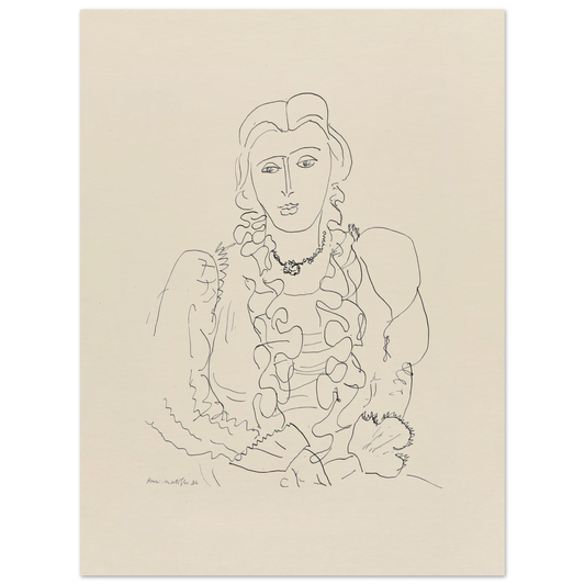 Sitzende Frau (1936) Art Print | Henri Matisse-Quipham Collections