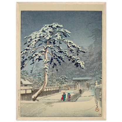 Ikegami Honmonji (Honmon Temple, Ikegami) (1931) Art Print | Kawase Hasui-Quipham Collections