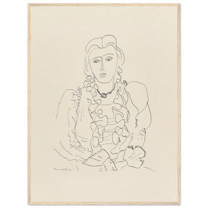 Sitzende Frau (1936) Art Print | Henri Matisse-Quipham Collections
