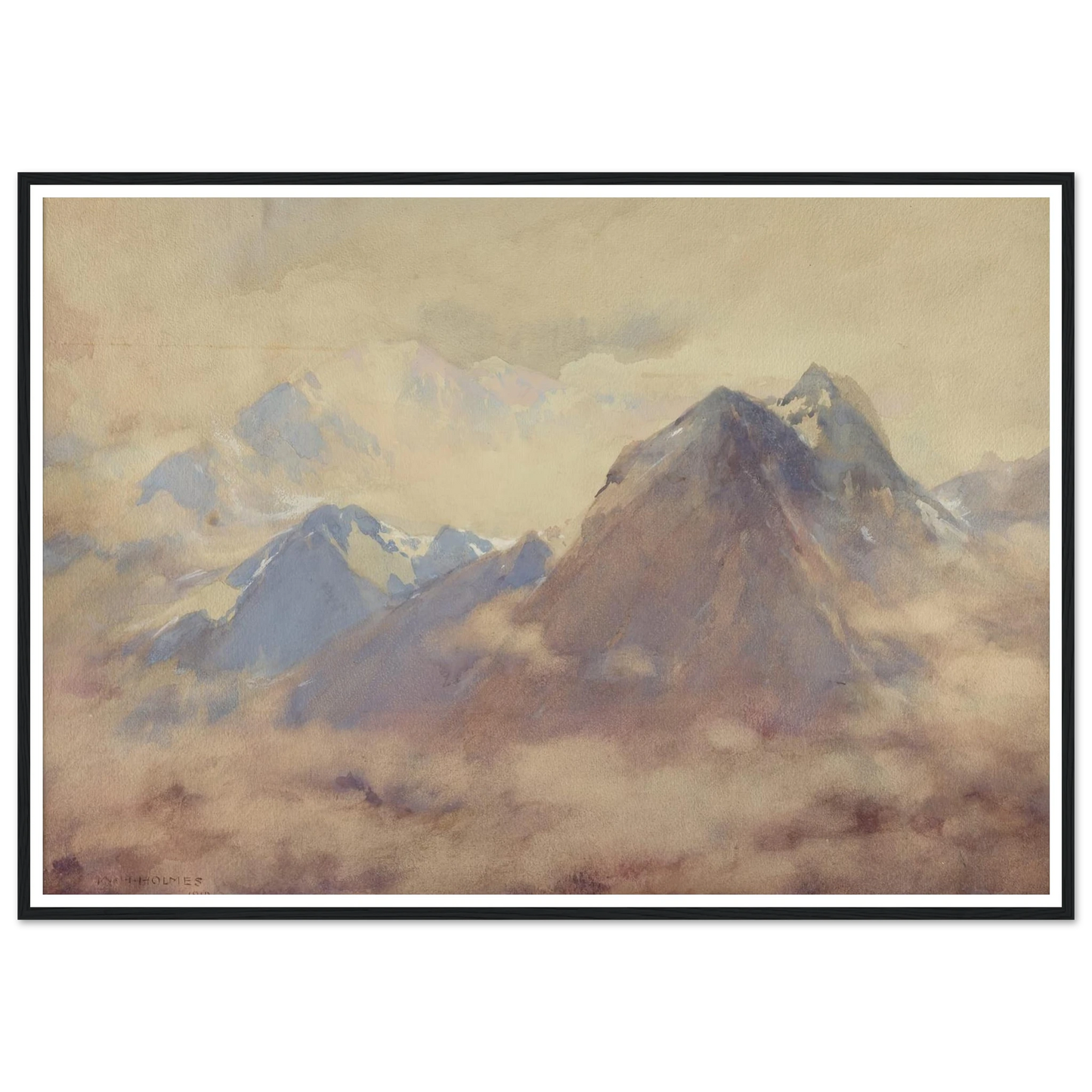 The Almighty’s Own, An Impression Of The High Andes (1910) Art Print | William Henry Holmes-Quipham Collections