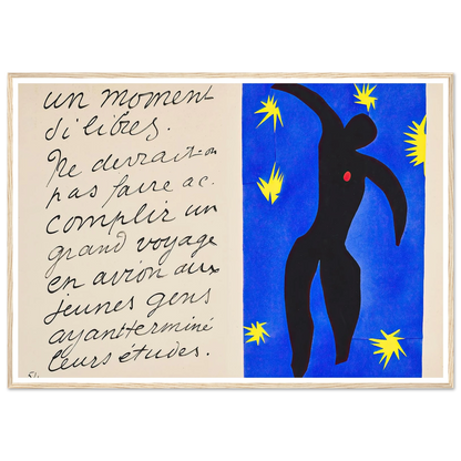 Icarus (1947) Art Print | Henri Matisse-Quipham Collections