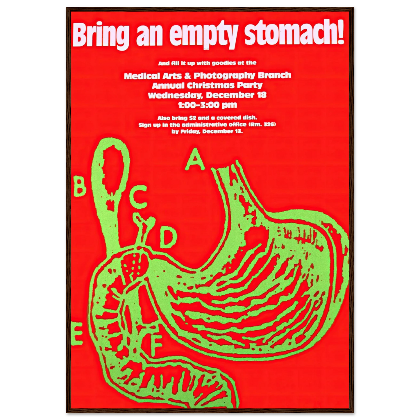Bring an empty stomach! Art Print | National Institutes of Health-Quipham Collections