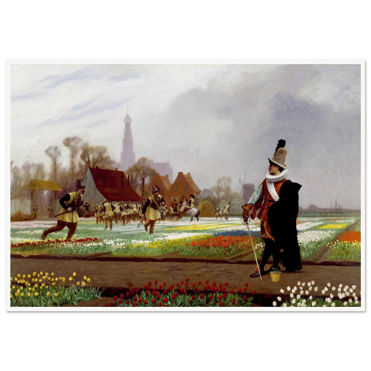 Tulip Folly (1882) Art Print | Jean Leon Gerome-Quipham Collections