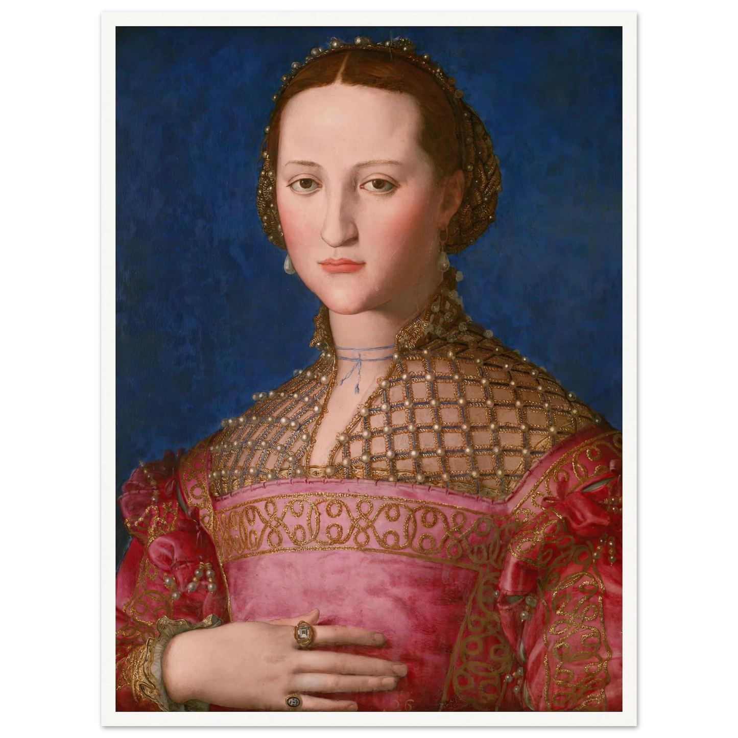 Eleonora Of Toledo (1543) Art Print | Agnolo Bronzino-Quipham Collections