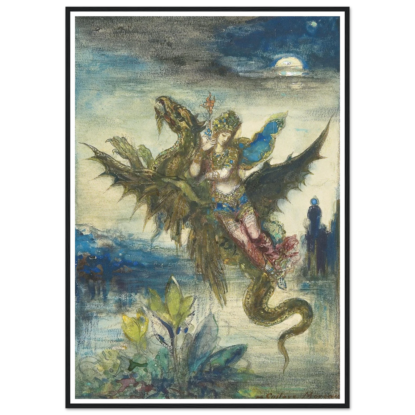 Dream Of The Orient Art Print | Gustave Moreau-Quipham Collections