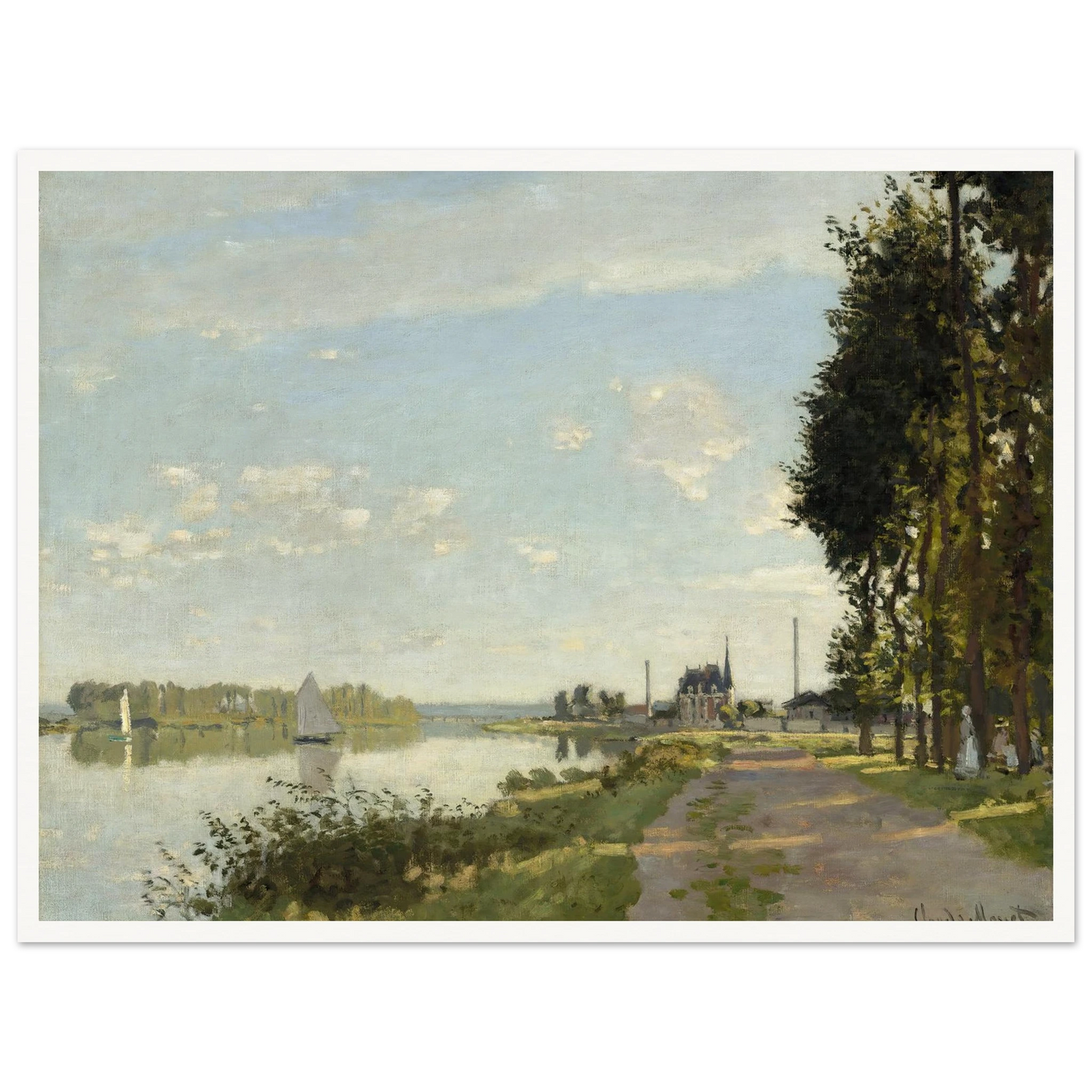 Argenteuil (c. 1872) Art Print | Claude Monet-Quipham Collections