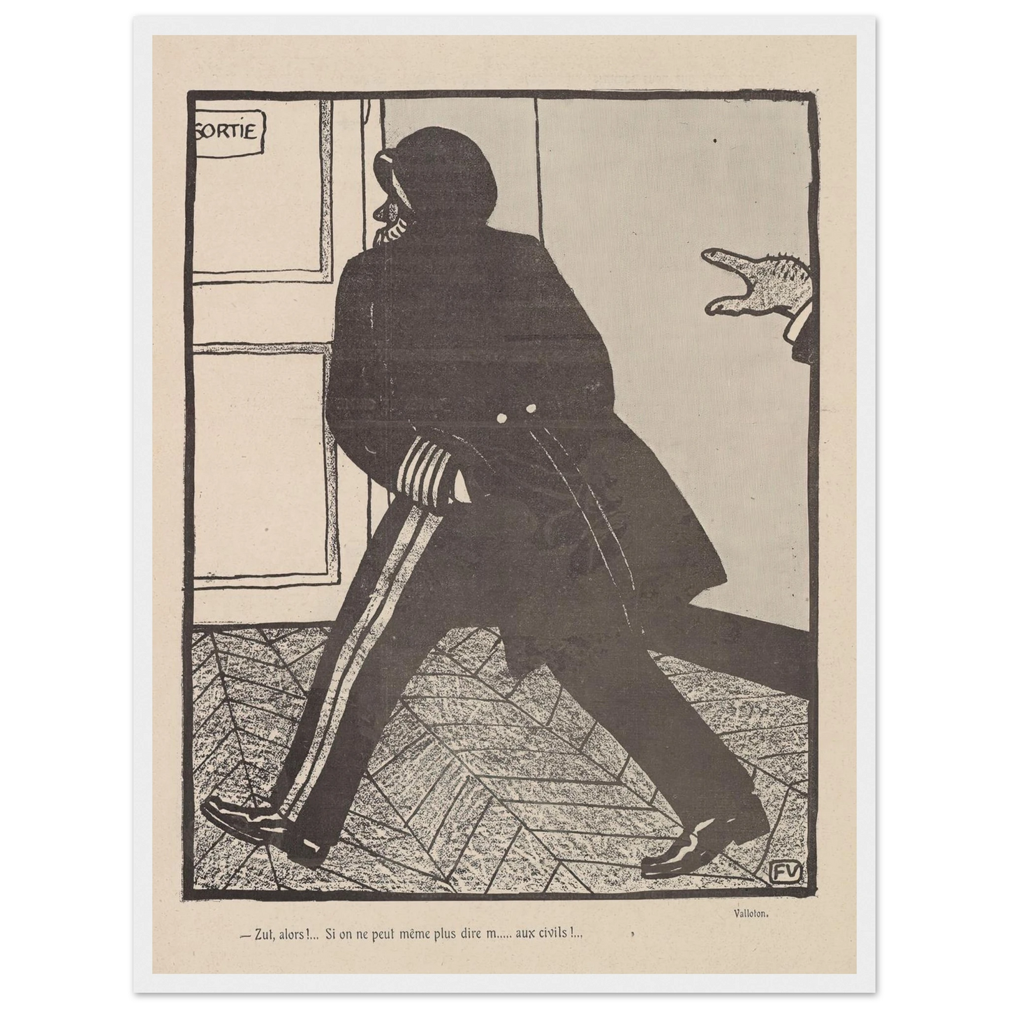 10 octobre 1903 Art Print | Felix Vallotton-Quipham Collections