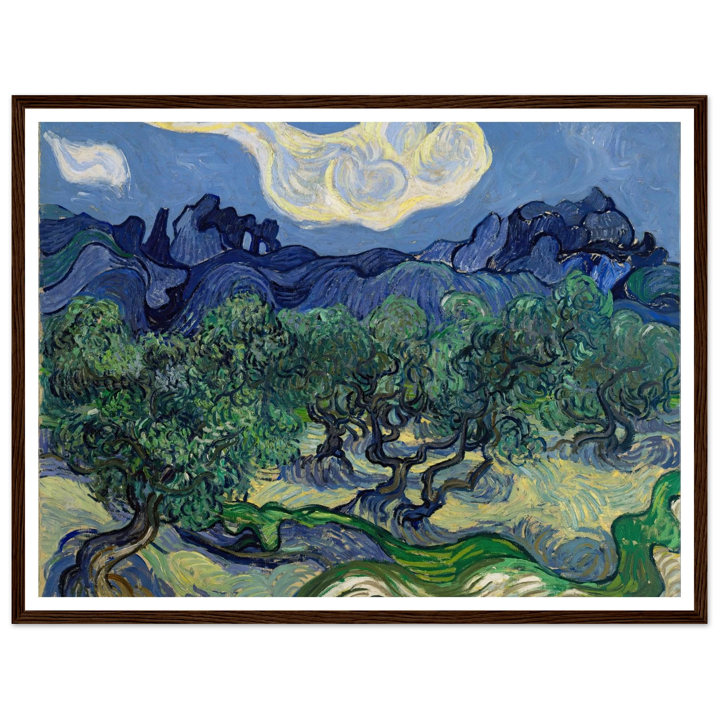 The Olive Trees (1889) Art Print | Vincent van Gogh-Quipham Collections