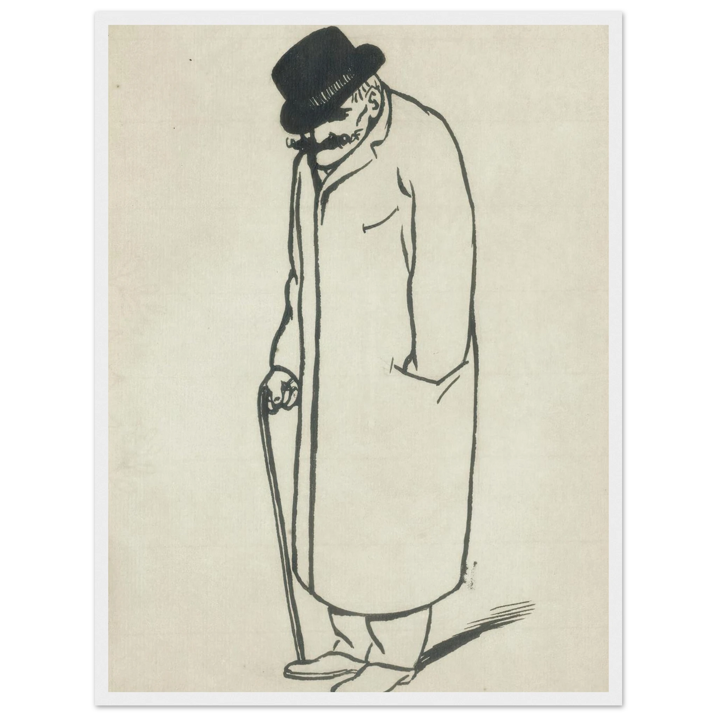 A dead man talking Art Print | Felix Vallotton-Quipham Collections
