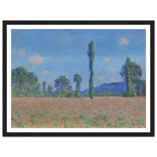 Poppy Field (Giverny) (1890) Art Print | Claude Monet-Quipham Collections