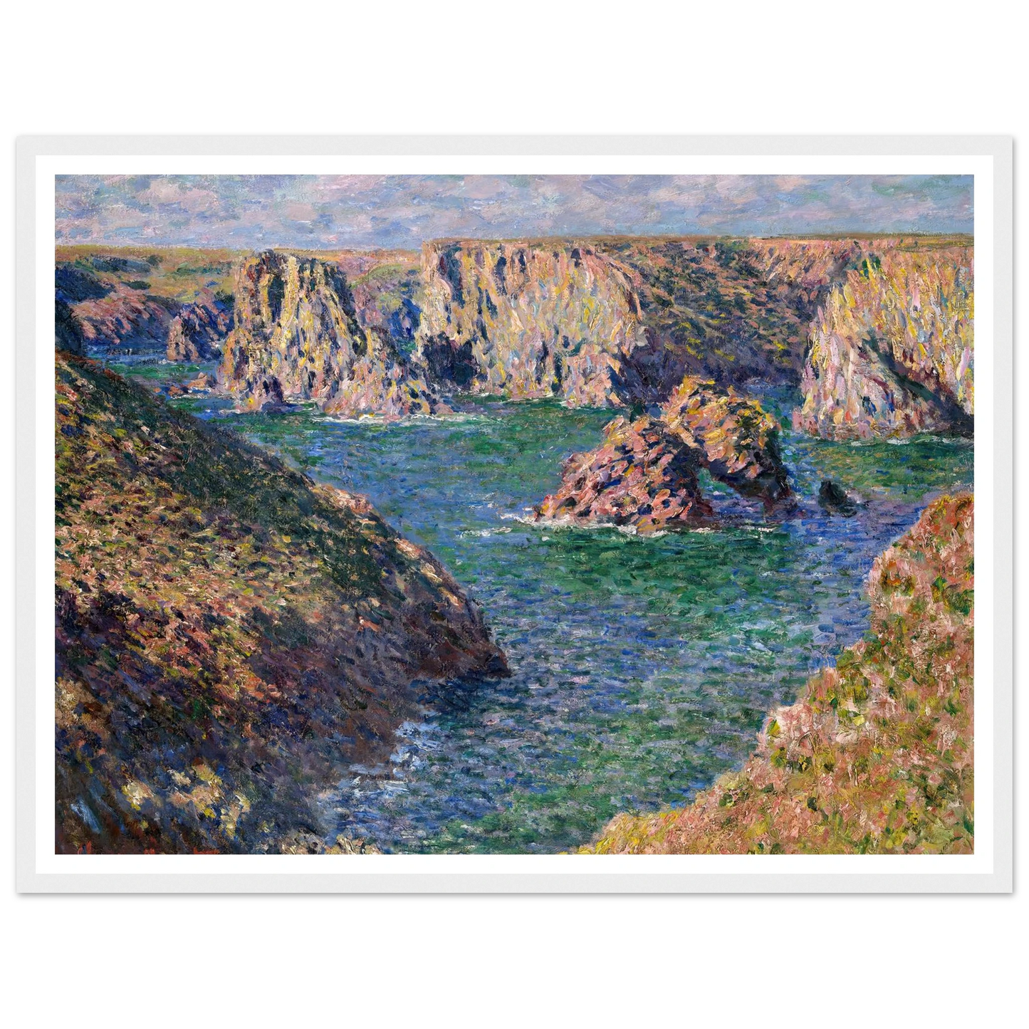 Port-Domois, Belle-Isle (1887) Art Print | Claude Monet-Quipham Collections