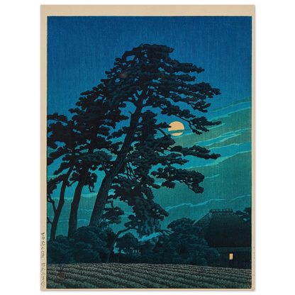 Magome no tsuki (Moon at Magome) (1930) Art Print | Kawase Hasui-Quipham Collections