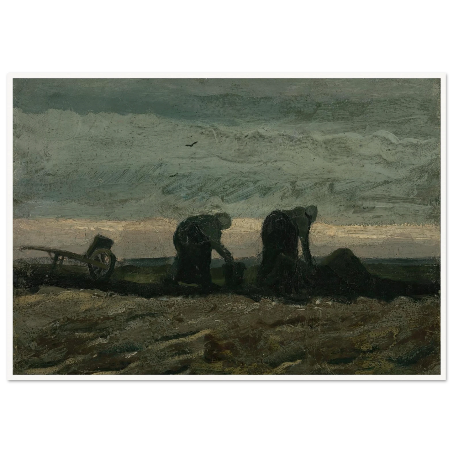 Two women on the heath (1883) Art Print | Vincent van Gogh-Quipham Collections
