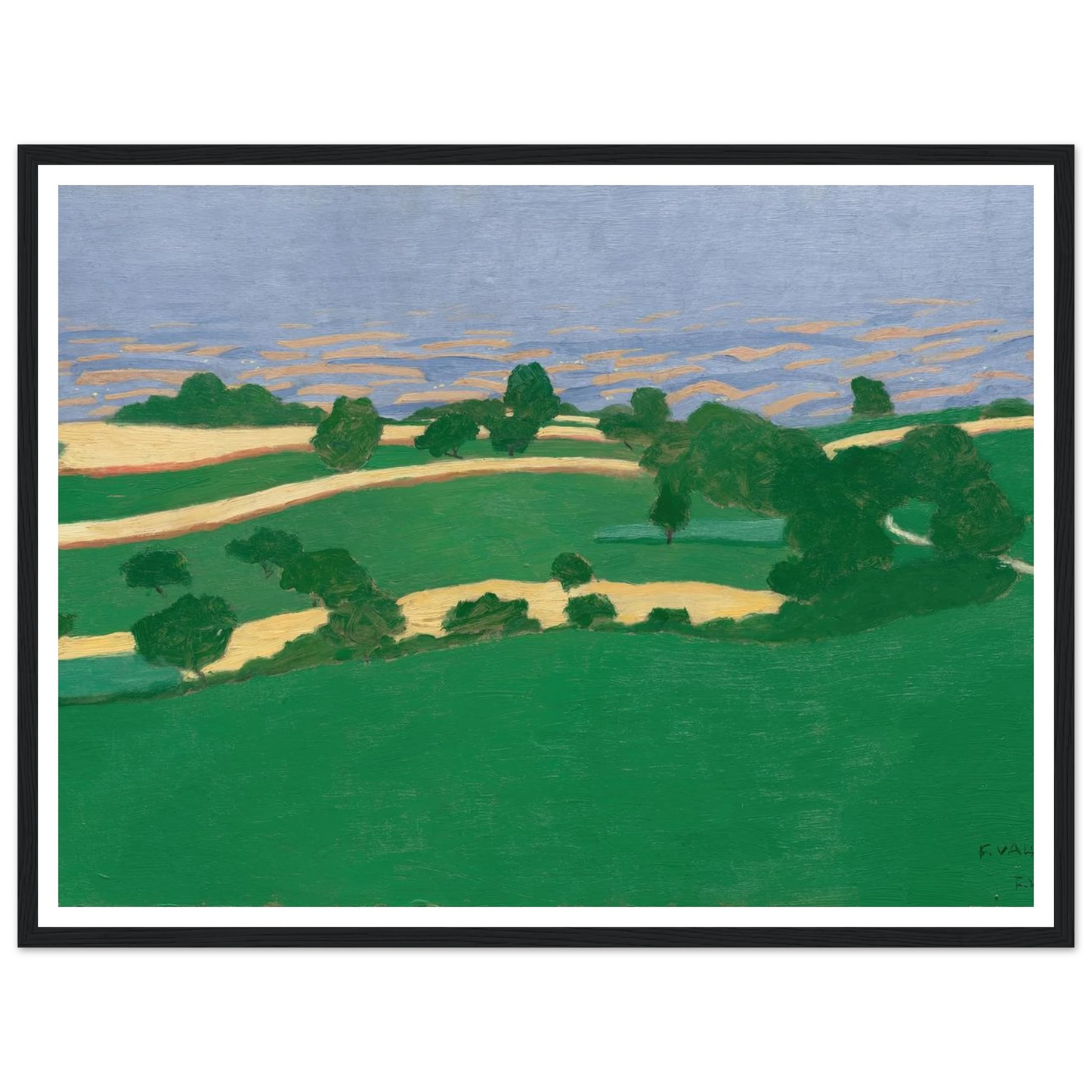 Corn Fields (1900) Art Print | Felix Vallotton-Quipham Collections