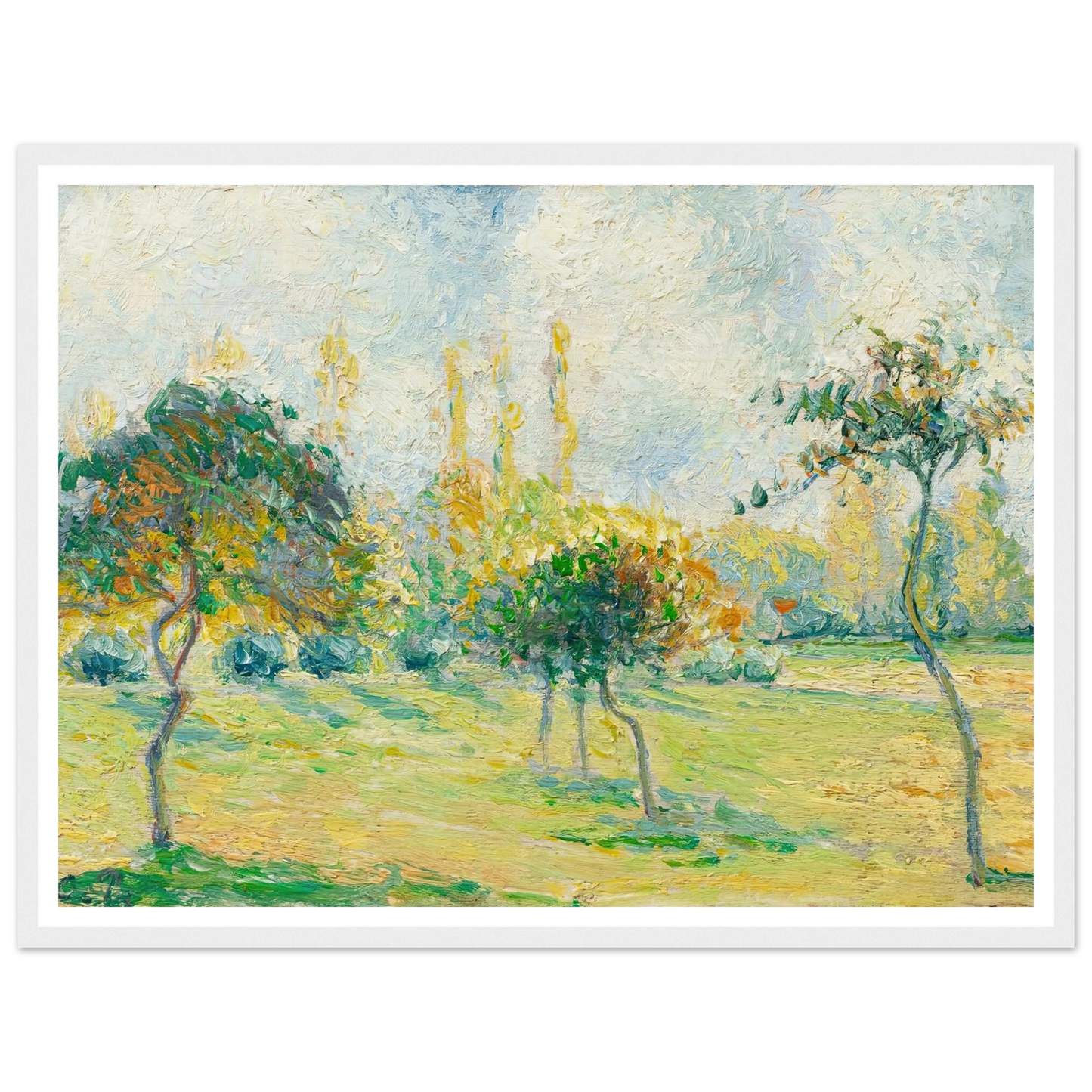 Pommiers, effet d’automne Art Print | Camille Pissarro-Quipham Collections