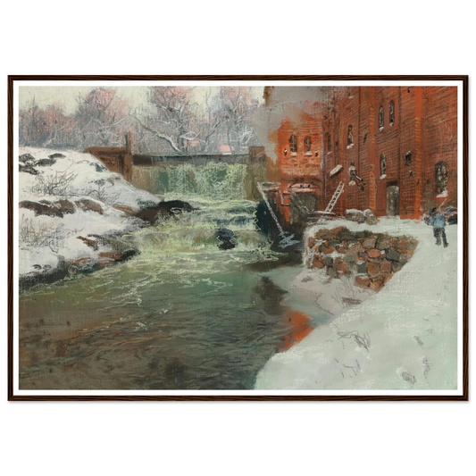 Effet de neige (1897) Art Print | Frits Thaulow-Quipham Collections