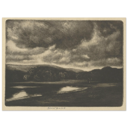 Evening Shadows (1919-1920) Art Print | Ernest Haskell-Quipham Collections