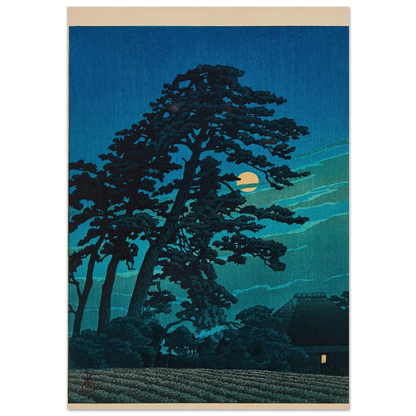 Magome no tsuki (Moon at Magome) (1930) Art Print | Kawase Hasui-Quipham Collections