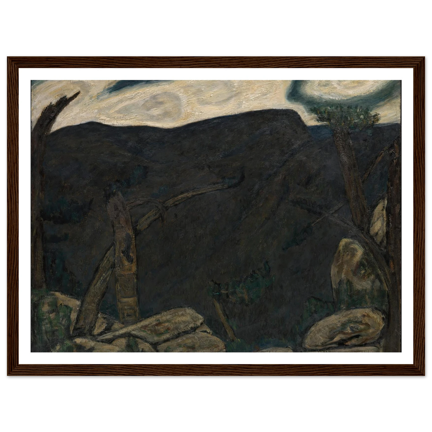 The Dark Mountain, No. 2 (1909) Art Print | Marsden Hartley-Quipham Collections