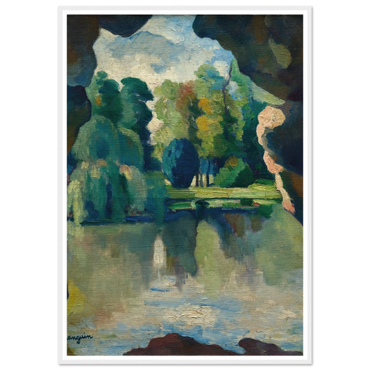 Le Lac de Bagatelle, Bois de Boulogne (1909) Art Print | Henri Manguin-Quipham Collections