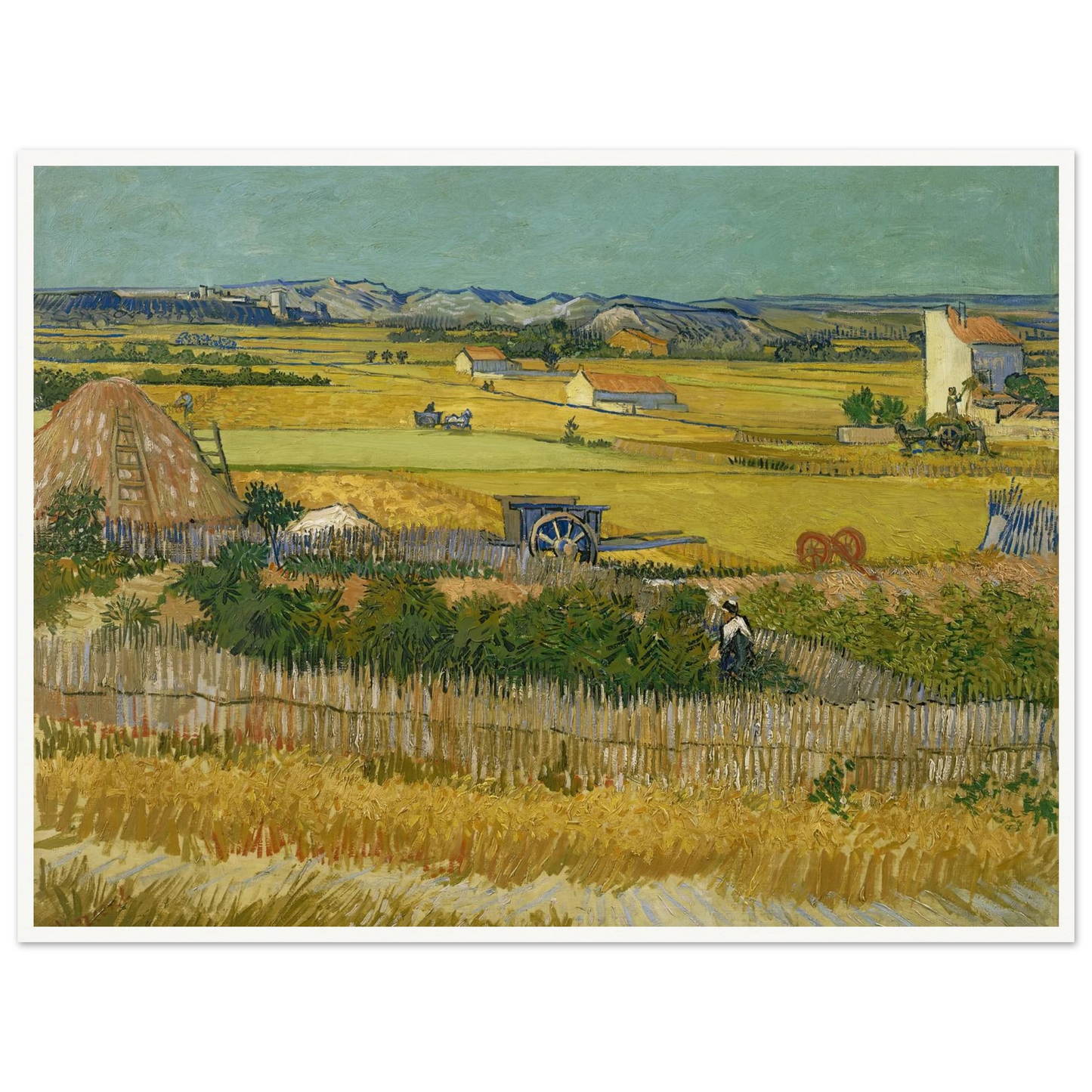 The harvest (1888) Art Print | Vincent van Gogh-Quipham Collections