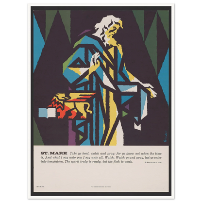 St. Mark (1962) Art Print | Joseph Binder-Quipham Collections