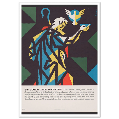 St. John The Baptist (1962) Art Print | Joseph Binder-Quipham Collections