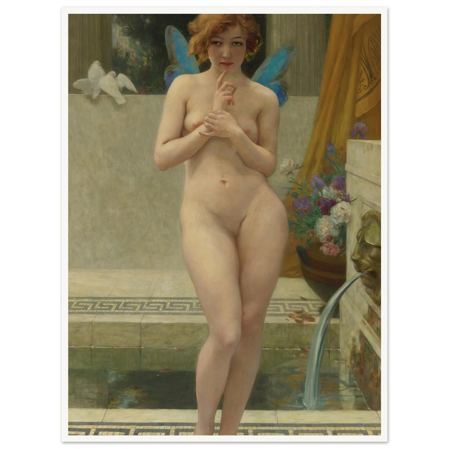Psyche A La Fontaine Art Print | Guillaume Seignac-Quipham Collections