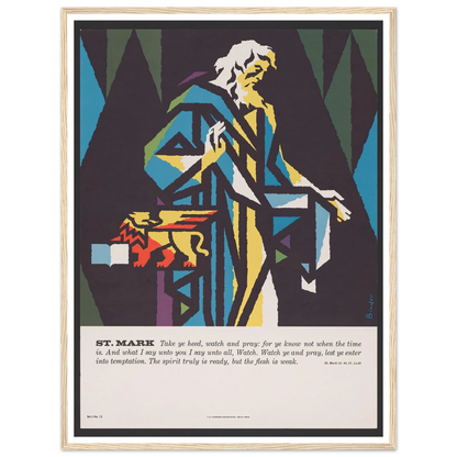 St. Mark (1962) Art Print | Joseph Binder-Quipham Collections