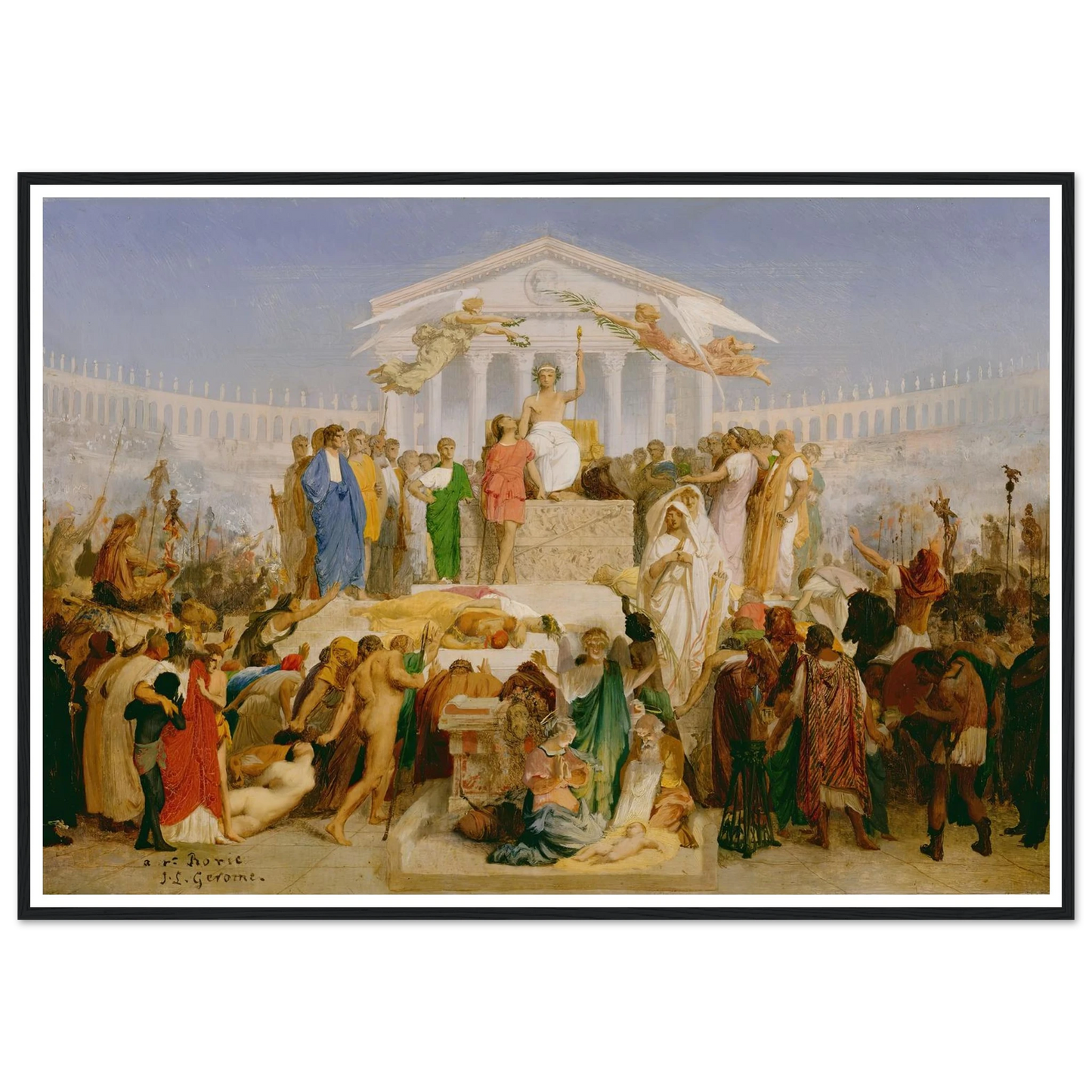 The Age of Augustus, the Birth of Christ (1852) Art Print | Jean Leon Gerome-Quipham Collections