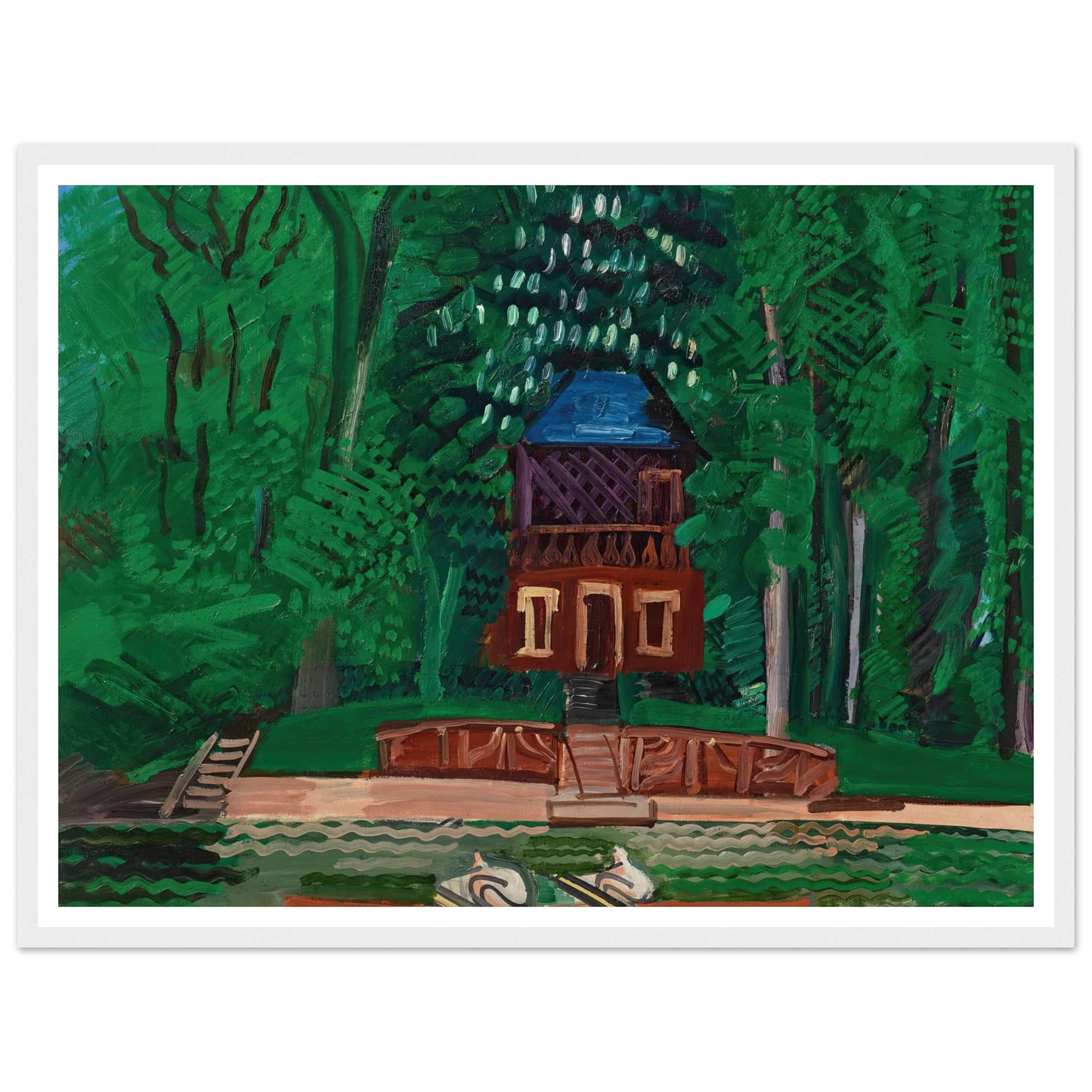 Les canotiers sur la Marne (circa 1922-1925) Art Print | Raoul Dufy-Quipham Collections