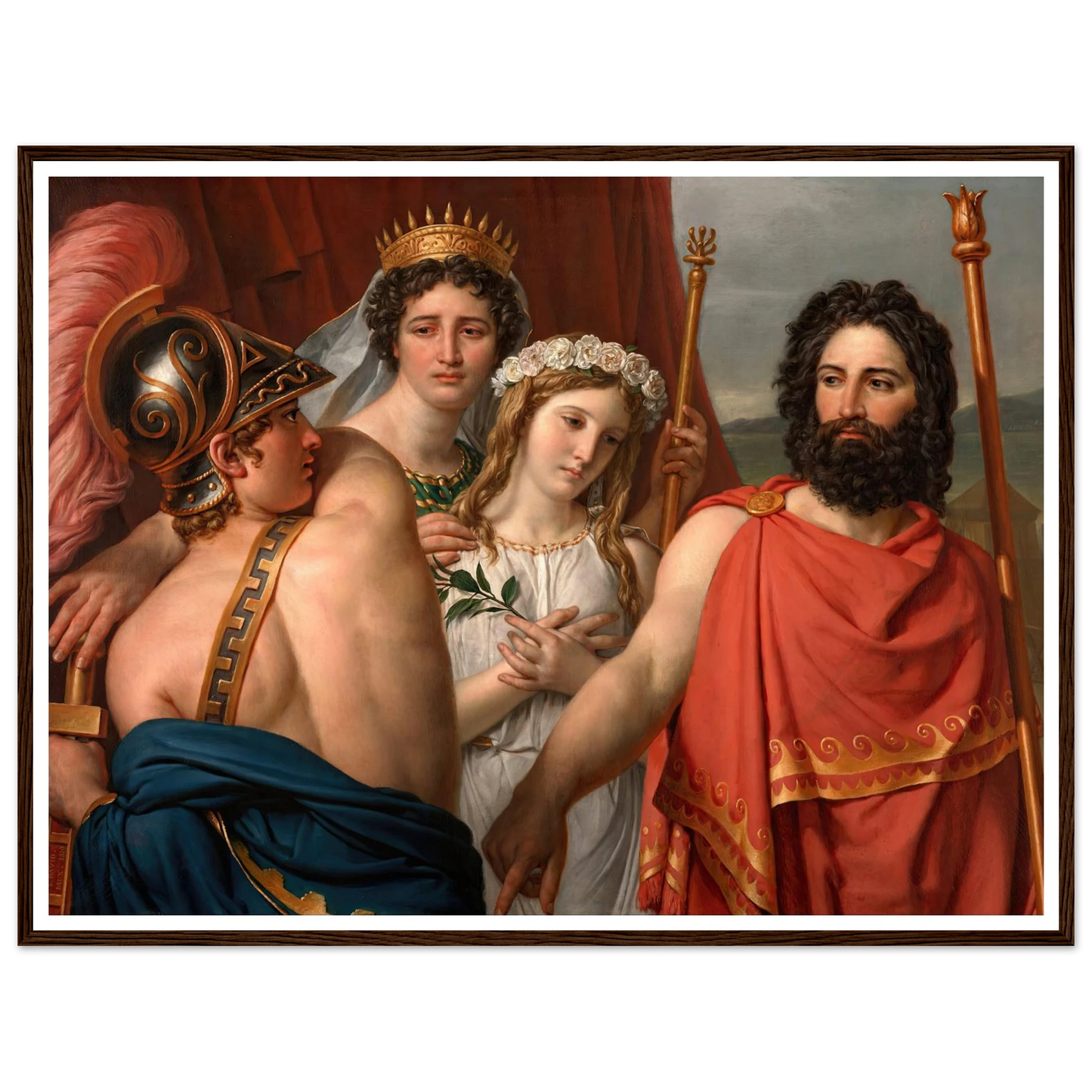 The Anger of Achilles (1819) Art Print | Jacques Louis David-Quipham Collections
