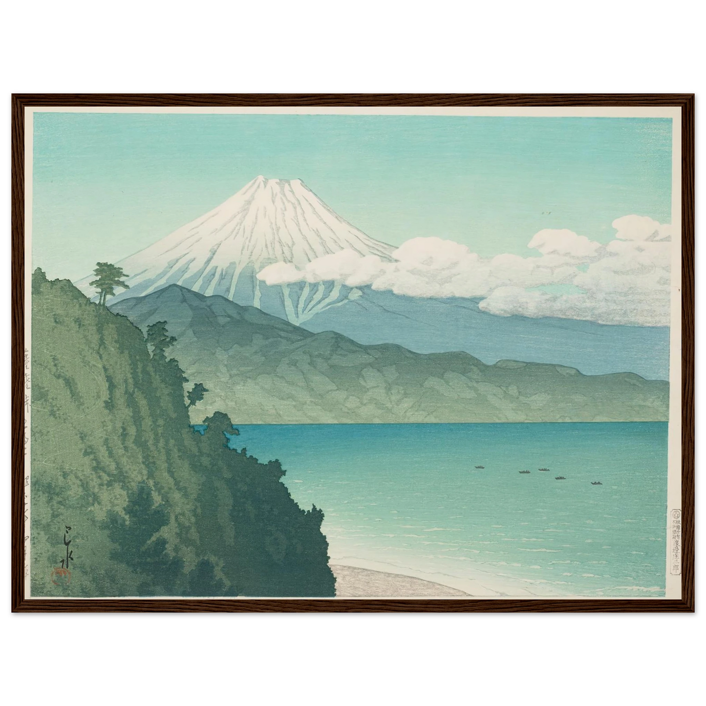 Satta toge no Fuji (Mt Fuji from Satta Pass) (1935) Art Print | Kawase Hasui-Quipham Collections