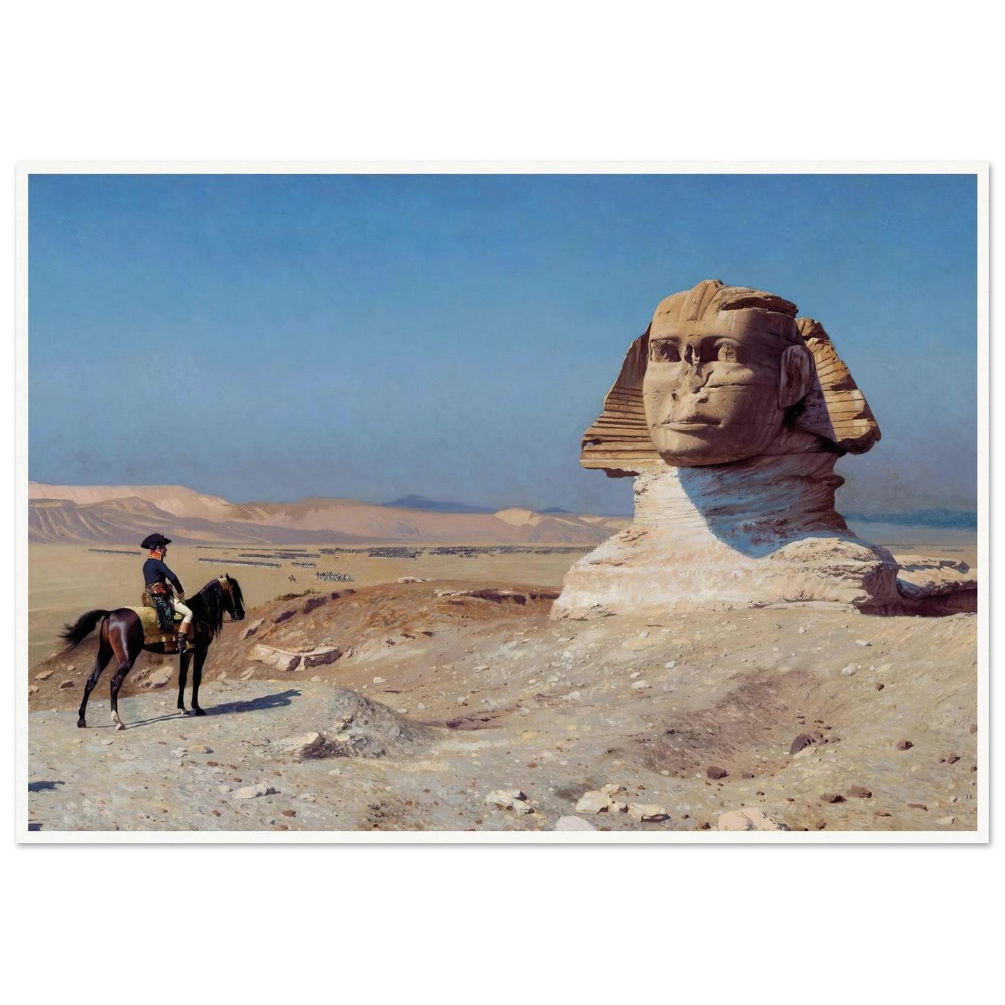 Bonaparte Before the Sphinx (1886) Art Print | Jean Leon Gerome-Quipham Collections