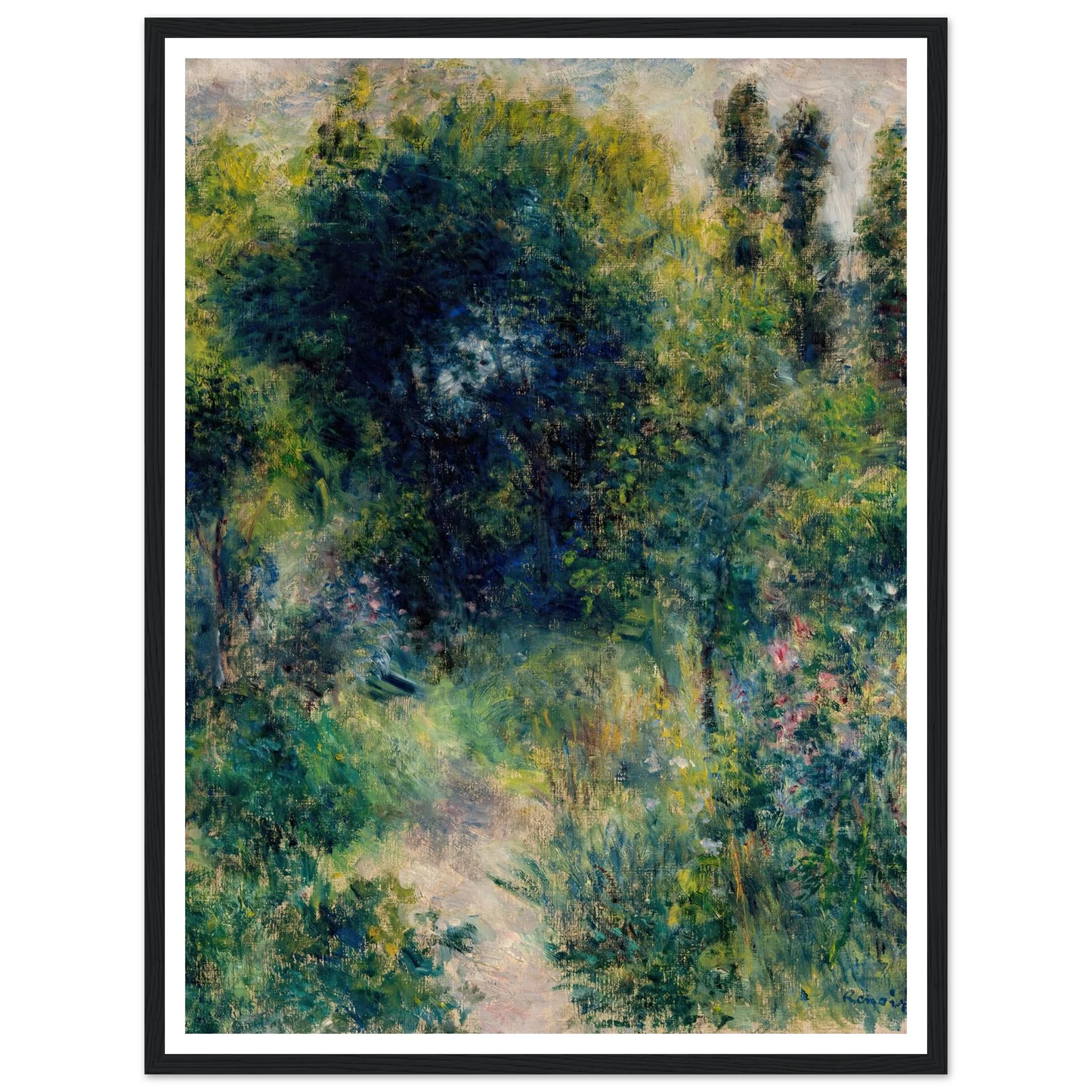 Garden (circa 1877) Art Print | Pierre Auguste Renoir-Quipham Collections