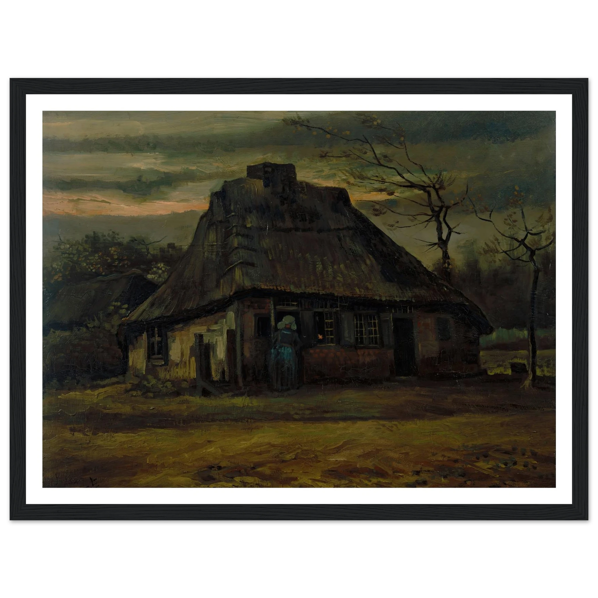 The cottage (1885) Art Print | Vincent van Gogh-Quipham Collections